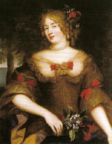  Portrait of Francoise-Marguerite de Sevigne, Comtesse de Grignan